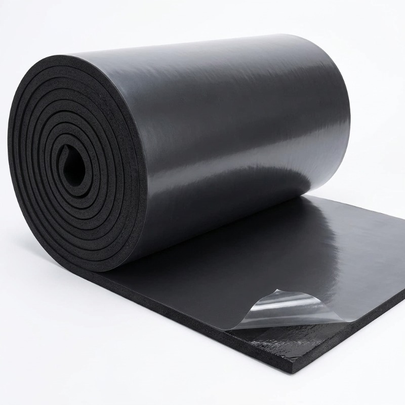 Acoustic Foam Panel - لوح عازل من الفوم الأسود ذاتي