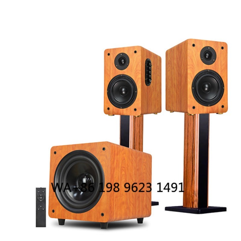 Home Theater Speaker - مكبر صوت ساب ووفر خشبي بقوة