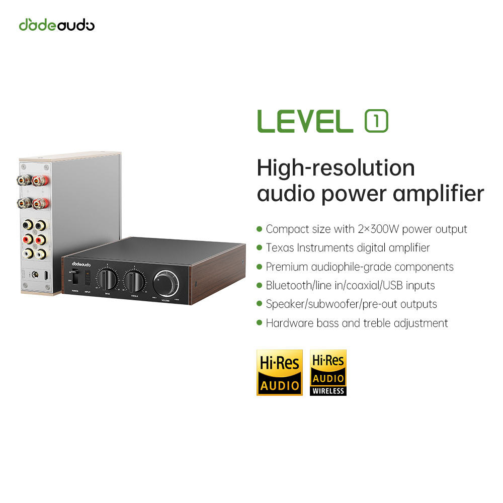 Home Cinema Hall - مضخم صوت JadeAudio Level 1 للمكتب