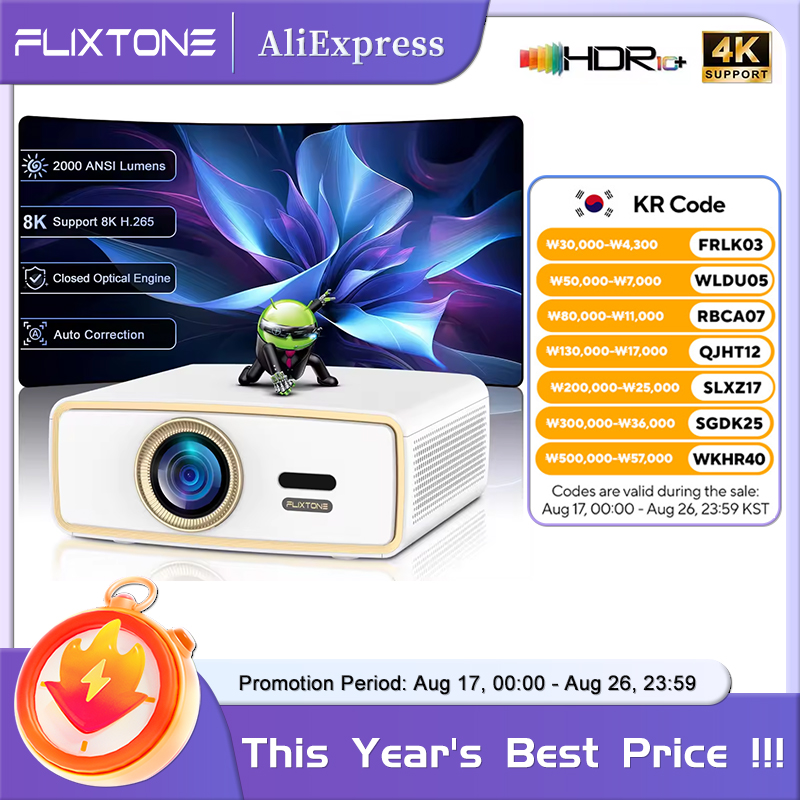Home Cinema Pc - فليكس تون E900 ميني جهاز عرض