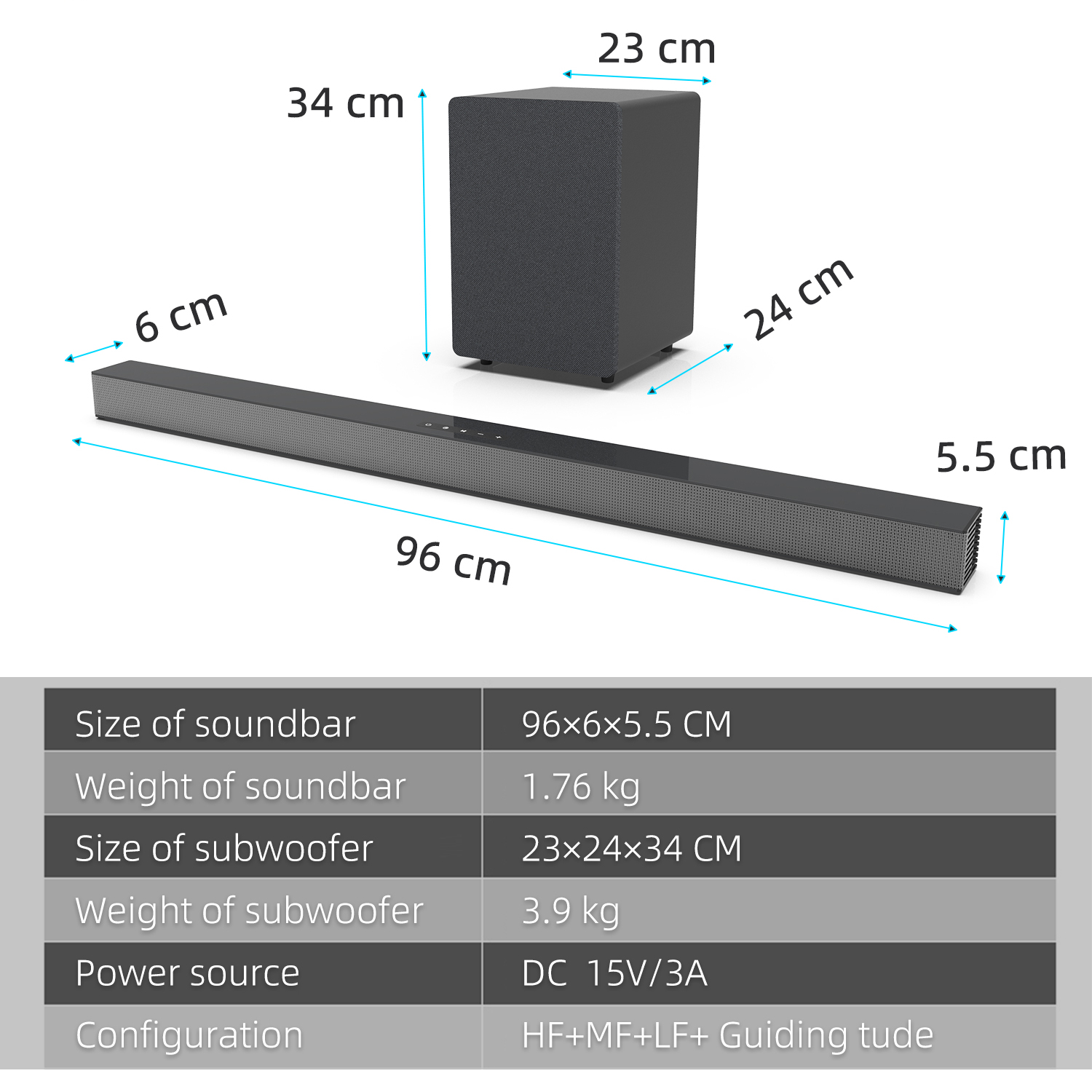 شريط صوت للتلفزيون 84 وات مع ص - مراجعة Home Cinema Audio System وسعره