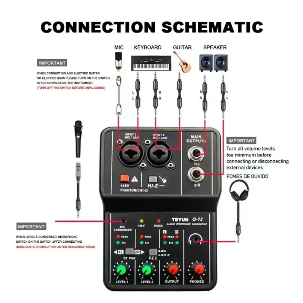 2 قنوات المهنية واجهة الصوت كا - مراجعة Home Cinema Audio System وسعره
