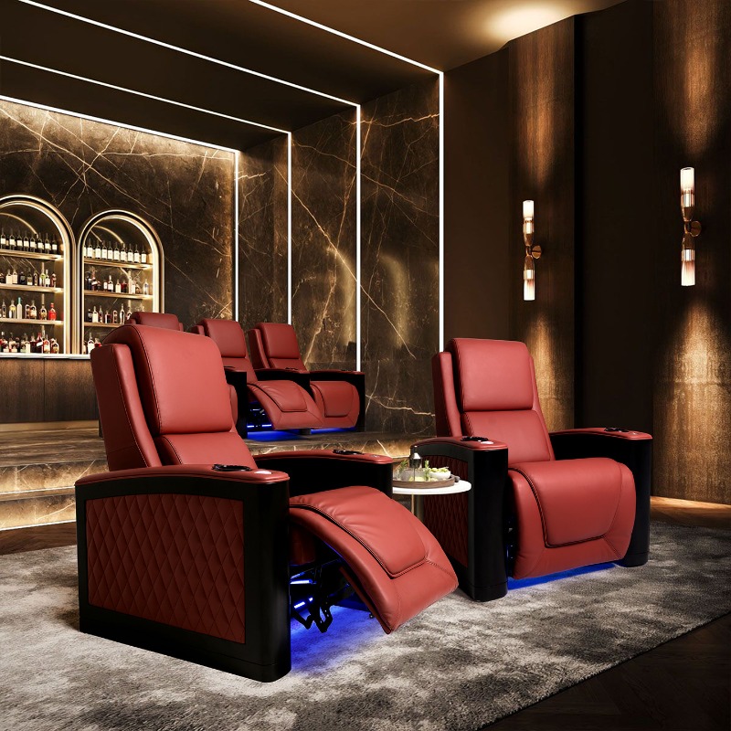 مسرح منزلي خاص، غرفة صوت وفيدي - مراجعة Home Cinema Chairs وسعره