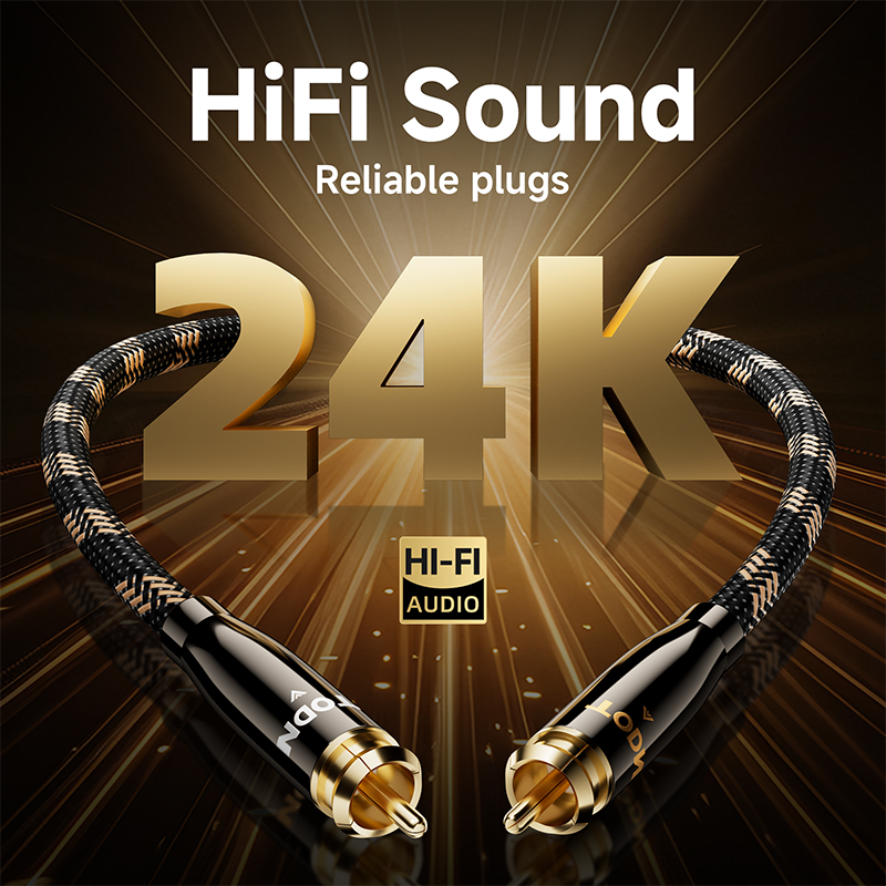 TODN كابل RCA HiFi ستيريو 3.5  - مراجعة Home Cinema Hall وسعره