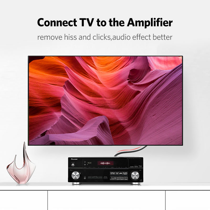UGREEN 2RCA إلى 2 RCA الذكور إ - مراجعة Home Cinema Hall وسعره