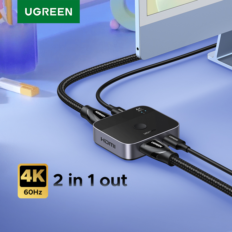 UGREEN HDMI USB C Switch 2 in  - مراجعة Home Cinema Pc وسعره