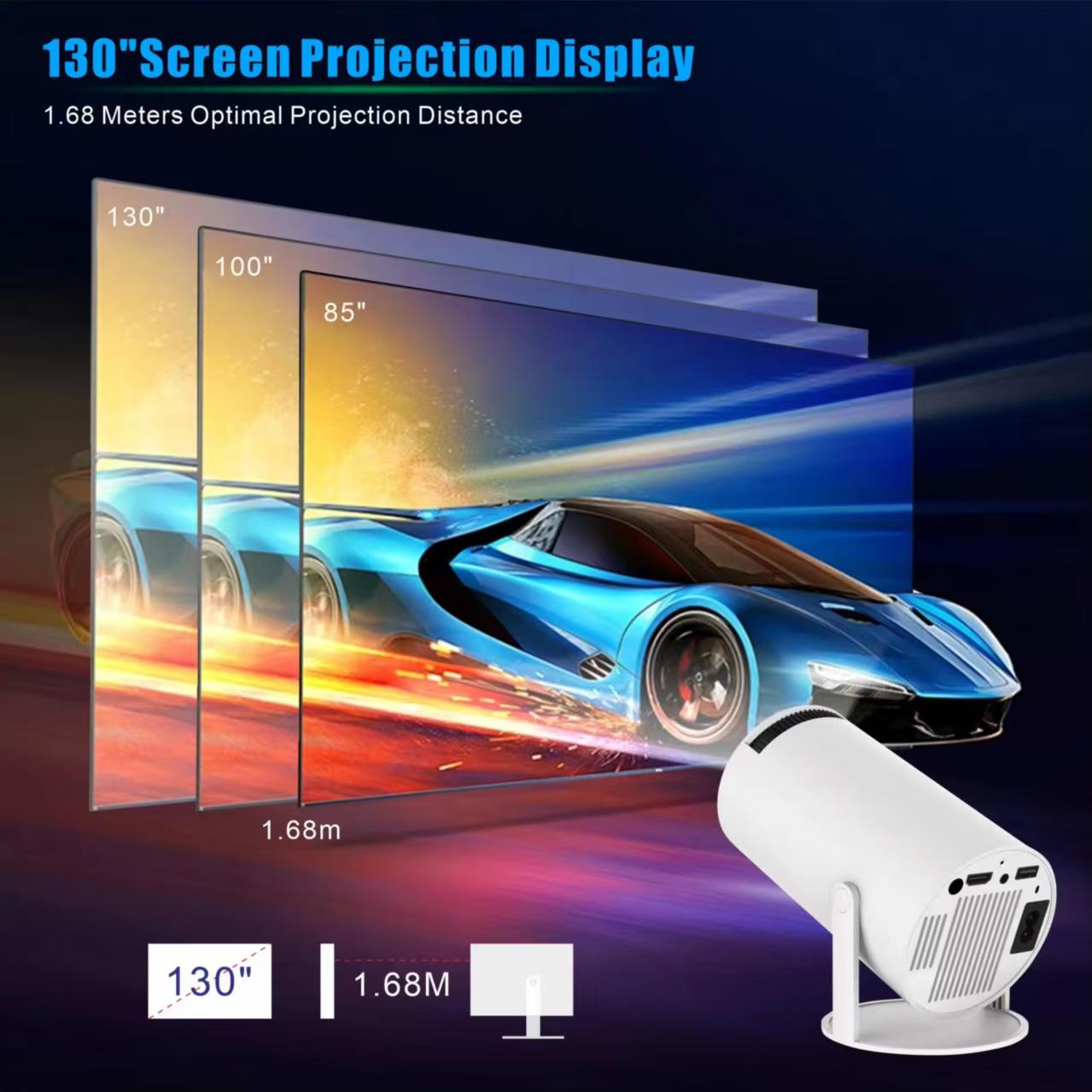 جهاز عرض محمول صغير HY300 بنظا - مراجعة Home Cinema Pc وسعره
