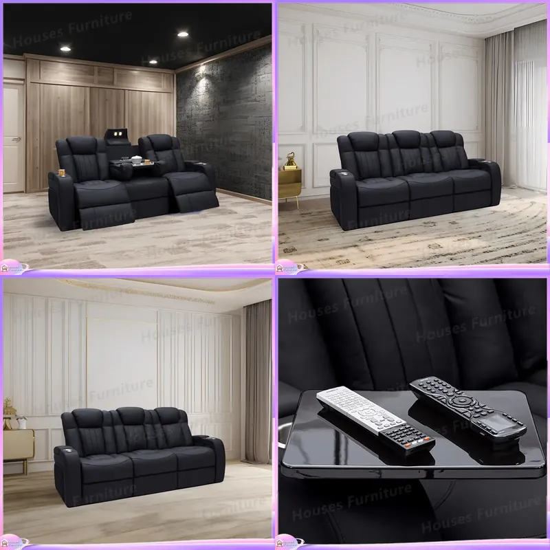 كرسي استرخاء جلدي للمسرح المنز - مراجعة Home Cinema Chairs وسعره