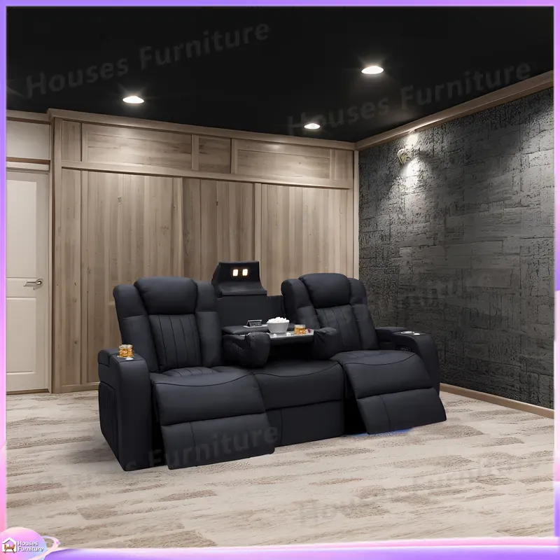 كرسي استرخاء جلدي للمسرح المنز - مراجعة Home Cinema Chairs وسعره